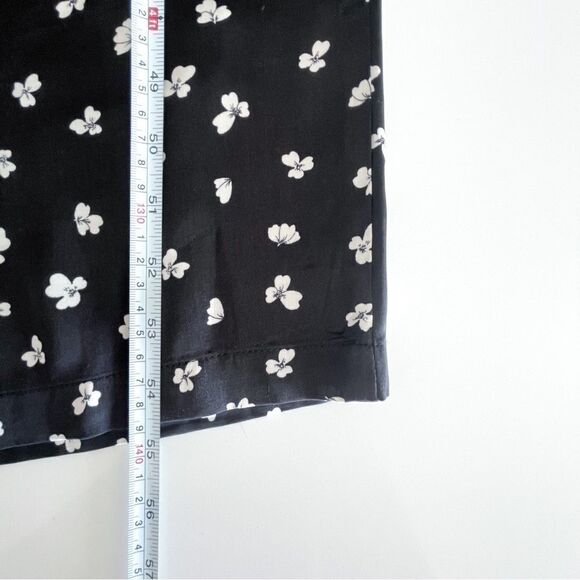 Part Two Jumpsuit Artwork Black Romper Elastic Waist Belted Womens EU 40 Pockets - Picture 8 of 10